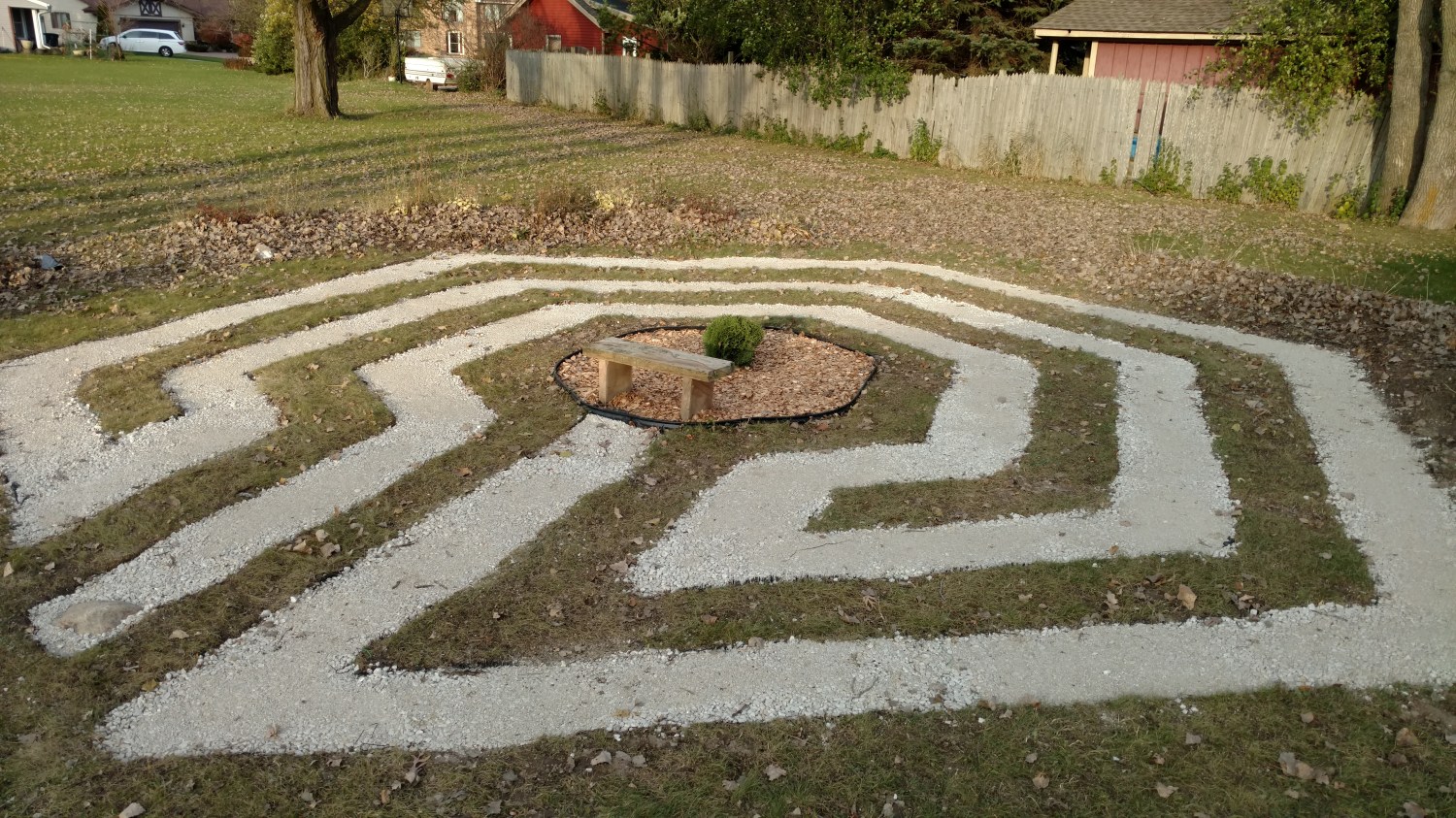 Church Labyrinth Completed – Adoration Lutheran Church, ELCA